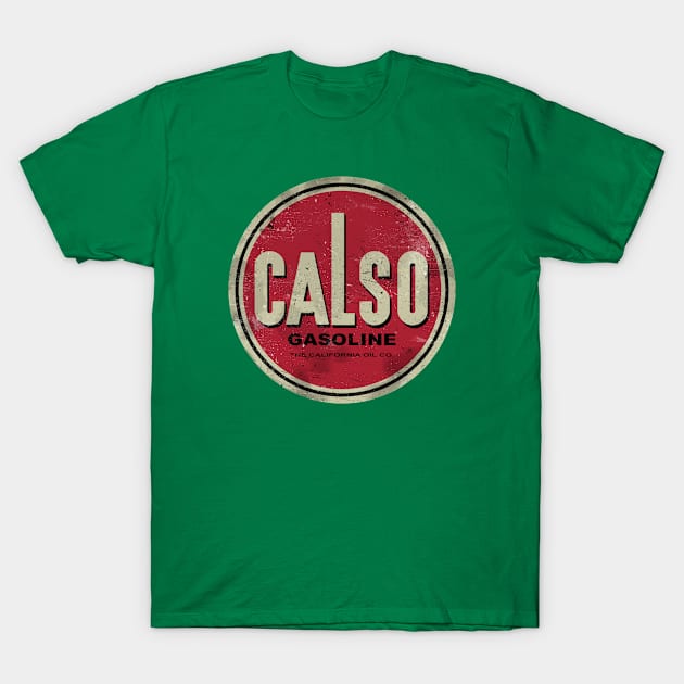 Calso 1950s Vintage sign T-Shirt by ploxd